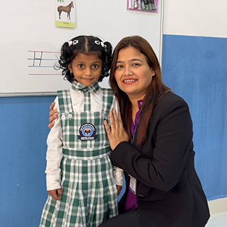 KG learners exploring classroom activities