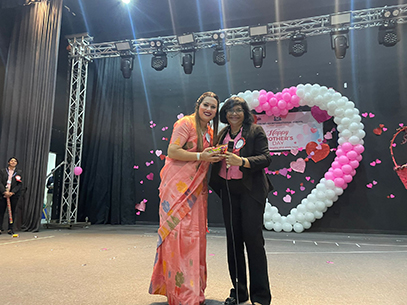 Students celebrating Mother’s Day at AIIS